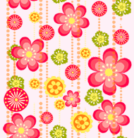 kawaii background - flowers