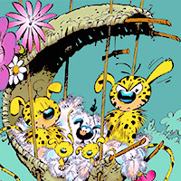 Marsupilami, icons by Skorps.