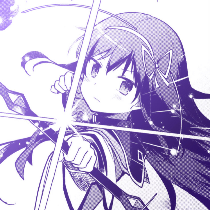 ৎ𝄢  homura akemi (puella magi madoka magica) manga iconsno credit needed ♡ please like or rb if saving/using ♡ thank you!