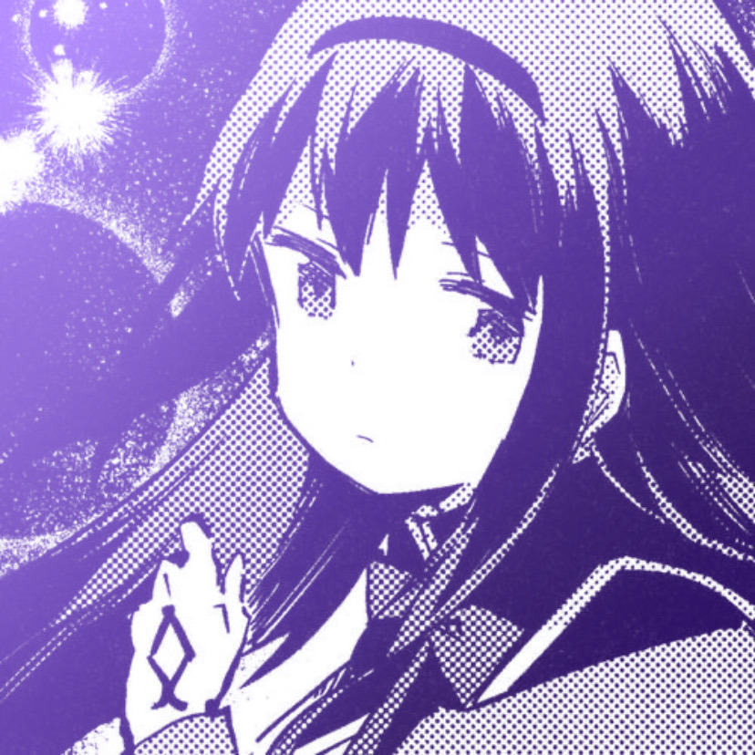 ৎ𝄢  homura akemi (puella magi madoka magica) manga iconsno credit needed ♡ please like or rb if saving/using ♡ thank you!
