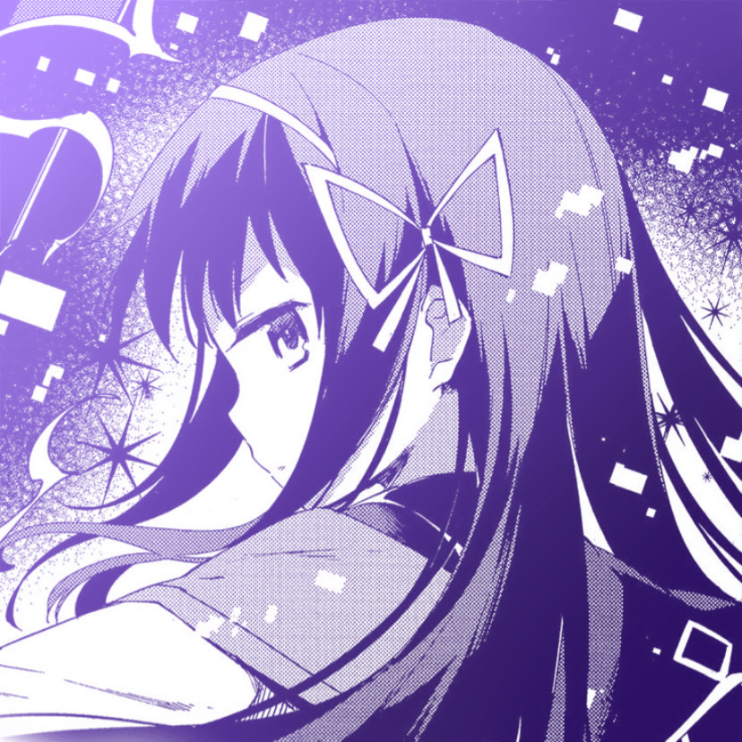 ৎ𝄢  homura akemi (puella magi madoka magica) manga iconsno credit needed ♡ please like or rb if saving/using ♡ thank you!