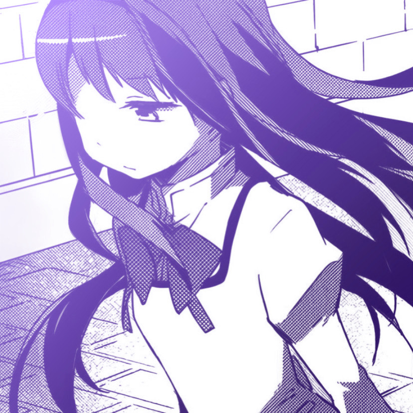 ৎ𝄢  homura akemi (puella magi madoka magica) manga iconsno credit needed ♡ please like or rb if saving/using ♡ thank you!