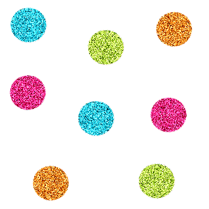 colorful polkadots