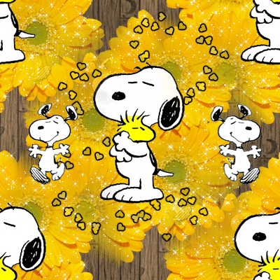Snoopy seamless tile
