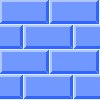 blue wall tile