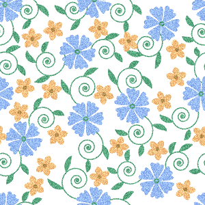 glitter flower