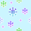 kawaii background snow