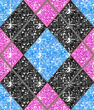 blue pink and black argyle background